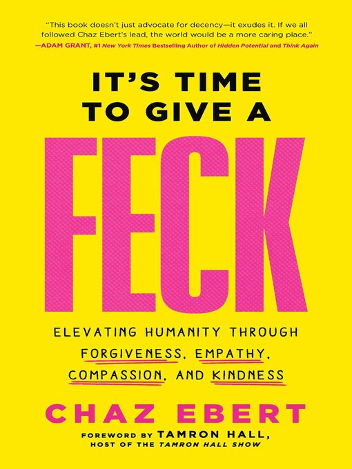 Title details for It's Time to Give a FECK by Chaz Ebert - Wait list